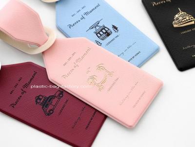Китай PVC Luggage Tags Labels ID Identifier Tag Travel Baggage Suitcase Label Ideal for Luggage Cases Identification продается