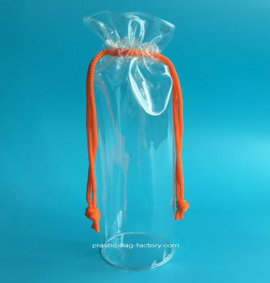 Китай Round PVC Drawstring Bags Organizer Plastic Drawstring Storage Bags PVC Drawstring Bag for Cosmetic Promotion продается