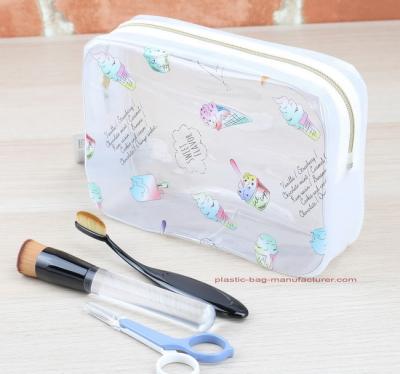 Китай Waterproof PVC Toilet Kit Organizer Pouch Clear PVC Wash Bag Toiletry Wash Bag Organizer Pouch продается