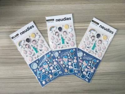 Китай Soft Reusable PVC Custom Puffy Stickers For Children Birthday Gift , Custom Made продается