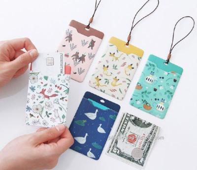 Китай Promotional Gifts Lanyard ID Card Holder Bus Card Cover Lovely Carton Theme продается