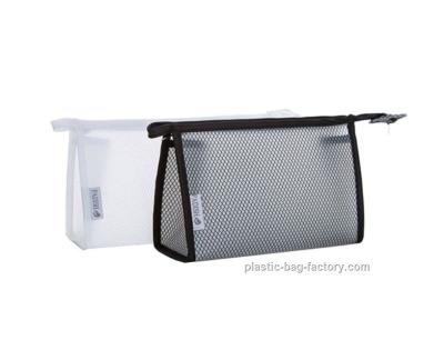 Китай Clear Gridding EVA Fold up Makeup Bag Foldable Grid EVA Travel Cosmetic Bag продается