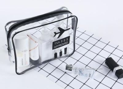 Китай Clear Travel Toiletry Bag Travel Cosmetic Bag Airline Wash Bag Waterproof Airline Carrier Bag продается