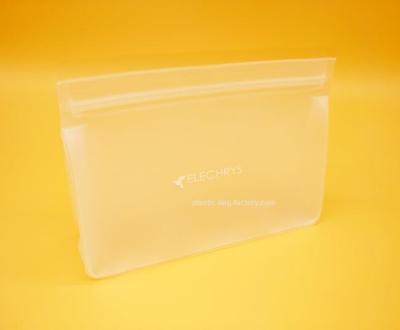 Китай Frosted EVA Stand-Up Ziplock Cometic Pouch Leak-Proof Make-Up Pouch for Liquids Bottle продается