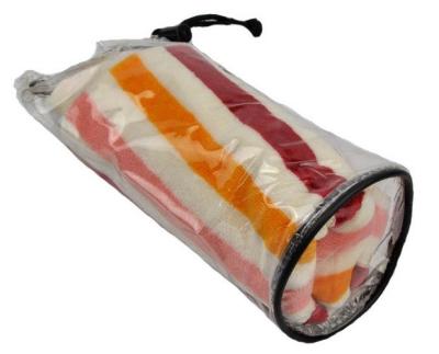 Китай мешок drawstring винила pvc Бочонк-формы ясный, прозрачный мешок drawstring продается
