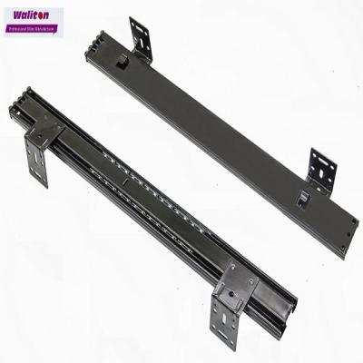 China Contemporary 45MM Full Extension Telescopic Cold Rolled Steel Drawer Slides Ball Bearing for sale