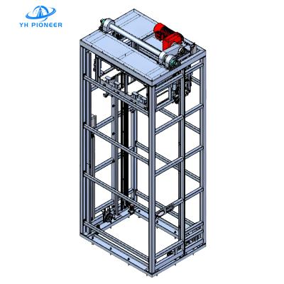 China A poupança de espaço do elevador vertical recíproco com tamanhos de plataforma personalizados para soluções industriais compactas à venda