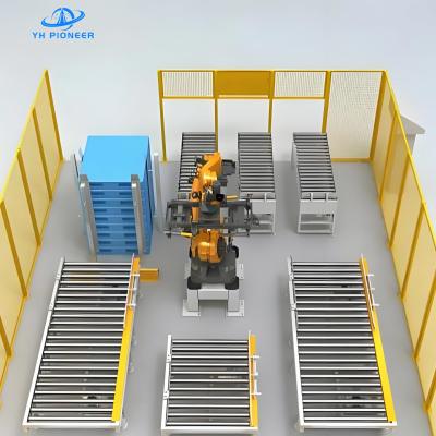 China Máquina de paletização de sacos estável e confiável com ± 0,15 mm de repetibilidade para paletização de precisão à venda