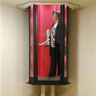 China Hydraulic Automatic Glass Cabin Capsule Elevator Manufacturer With Emergency Overload Protection for sale