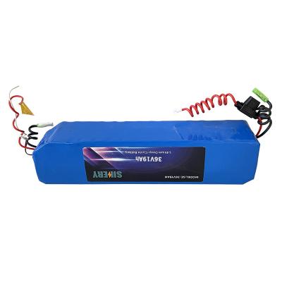 China Deep Cycle Sikery Factory Directly 36V 19AH Customized Lithium Battery Pack For Electric Vehicles Tools Power Battery Pack Supplier for sale
