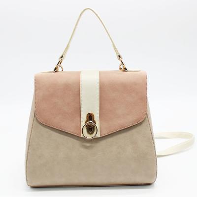 Chine Tote Bags Pink Tote Handbags personnalisé par dureté modérée avec la tirette à vendre