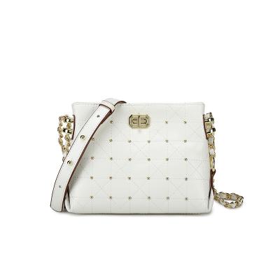 Κίνα το λουρί αλυσίδων 19cm 6cm τοποθετεί Cowhide την τσάντα ώμων διαμαντιών σε σάκκο προς πώληση