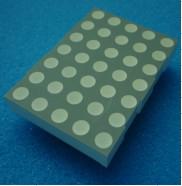 China Grijze oppervlakte LED Punt Matrix Display met witte rode blauwe kleur OEM ODM Te koop