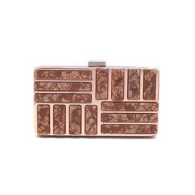 Китай рамка сумки золота 18*10*4cm акриловая с цепными петлями продается