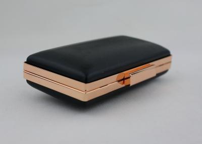 China 18*12*4.5cm Rectangle Rose Gold Box Clutch Frames DIY Evening Bag Frame for sale