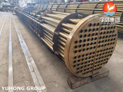 China ASTM B111 Copper Alloy Straight Tube Bundle , Tubesheets For Heat Exchanges And Condensers for sale