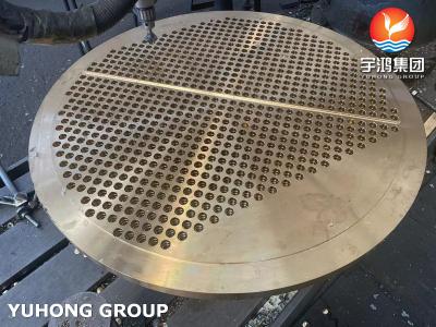 중국 ASTM 구리 합금 강철 바플 및 열 교환기 튜브 시트 판매용