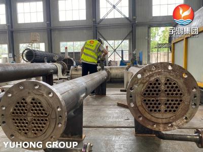 China Shell And Tube Heat Exchanger With SS31803 Tubes SA-106 Grade B Shell ASME Section VIII for sale