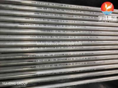 China Tubo sem emenda 25*2*6000mm do aço de ASTM B622 C22 UNS N06022 Hastelloy à venda