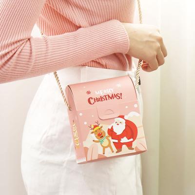 China Ping An Fruit Packaging Box Creative Portable Christmas Eve Apple Box Creative Candy Gift Christmas Gift Box Recyclable Free Sample for sale