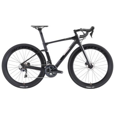 중국 더블 쓰루 액슬 Savadeck Gravel Bike Black Grey 경량 9.5kg 판매용