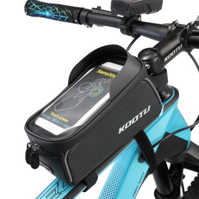 China KOOTU-Fahrrad-Rahmen-Tasche für Telefon mit Telefon-Touch Screen Wasser-Beweis-Fahrrad-Tasche zu verkaufen