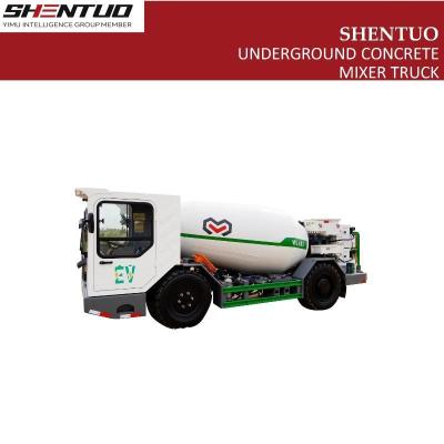China Shentuo Coal Mining Machinery 4 Cbm Concrete Mixer New Energy Truck for Sale for sale