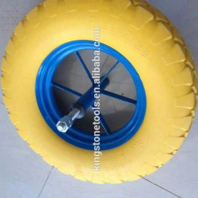 China Hotels PU Foam Wheelbarrow WHEEL 16x4.00-8 for sale