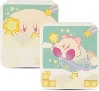 China Cute Kirby Portable Switch Game Card Case Switch, Game Stand Case with 12 Game Card Slots, Game Card Carrying Storage Box U-NS-CC-XSKB-WH for sale