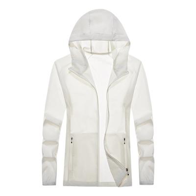 China Direct Selling Summer Fashion Sunscreen UV Blocking Light Ice Silk Long Sleeve Hooded Coat for sale