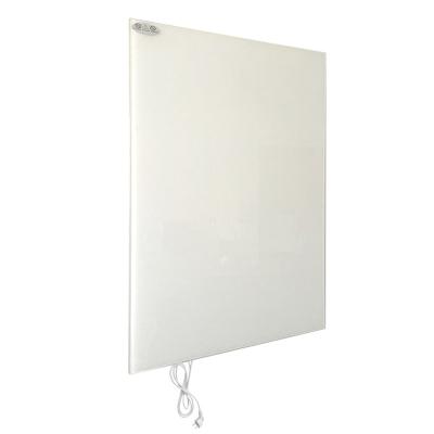 China Hotel Space Electric Home Wall Mounted Carbon Crystal Infrared Glass Panel Heater for sale