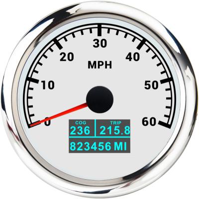 China Waterproof 3 Speed Yacht Boat Car Truck Plus 1 Tachometer Short Mileage Adjustable GPS Tachometer for sale