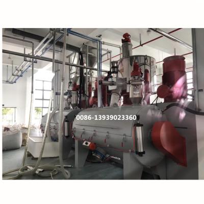 China Automatic Horizontal High Speed Plastic Mixer SRL-W 800/2500 /PVC Kneader Mixer Machine for sale