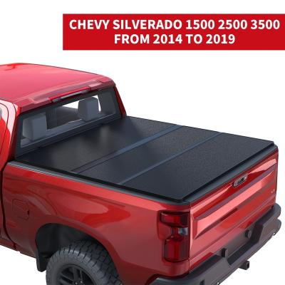 China NanGuan Tailbox Truck Bed Tonneau Cover for Chevy Silverado GMC Sierra 1500 from 2014 to 2019, 69 inch 5' 8