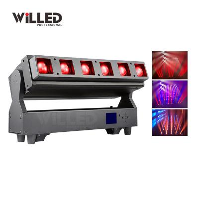 China Concert DJ disco pixel control bar 6pcs 40w 4in1 rgbw light person led head wash buzz moving X4 light bar for sale