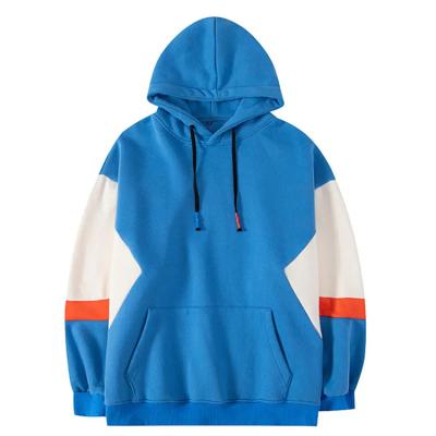 China Custom Anti-Shrink Clean Logo Newest Cotton Polyester Printed Spliced Quantity OEM DIY Customized Boy Patchwork Men Sweatshirt Hoodie Pullover for sale