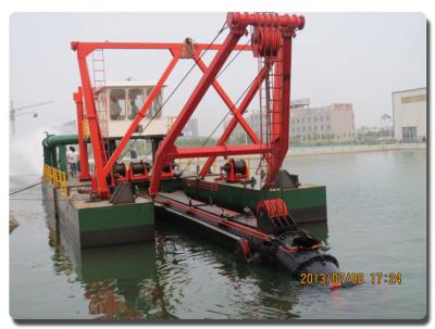China GPS Navigation 450mm 18 inch Dredging Vessel with Suction Cutter Crown Type and Spud Carriage Sand Dredging for sale