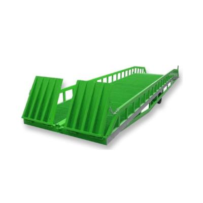China Regelbare Container die het Mobiele Handboek laden die van de Dokhelling Blauwe Kleur in werking stellen Te koop