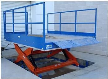 China 6T Hydraulic Cargo Lift Table For Lifting 1.85m With 0.5 Minimum Height for sale