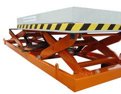 China 1.2m Industrial Stationary Scissor Lift Hydraulic Lifting Platform 3000Kg Loading Capacity for Work Shop for sale