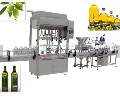 China Electric Automatic Filling and Capping Machine for Sunflower Soybean Corn Oil 2000bph for sale