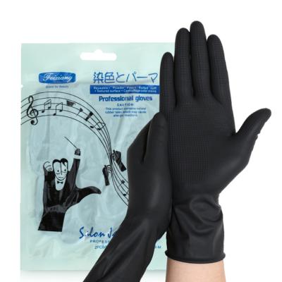 China Low Price Durable Wholesale Thickened Latex Gloves For Beauty Salon Food Grade Waterproof Oil Resistant Tear Resistant Gloves for sale