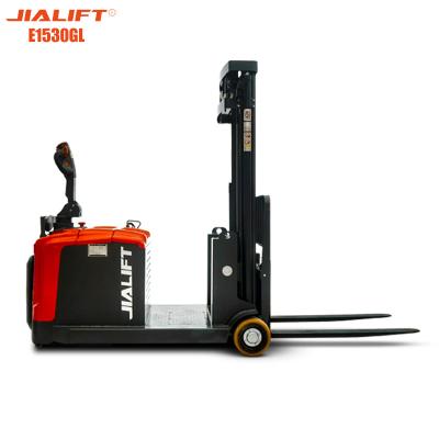 China Electric Counterbanlanced Power Stacker Forklift 1500kg Lifting Height 3000mm for sale