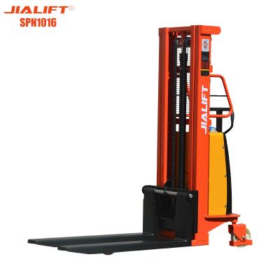 China Semi-elektrische stapler (SPN-serie, voetgangers) SPN1016 Nationale tractiegewicht 1000kg Lifthoogte 1600mm Reach Stacker Te koop
