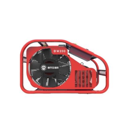 China Oil Lubricated 4kw 220bar electric motor 330bar high pressure scba compressors for air refilling for sale