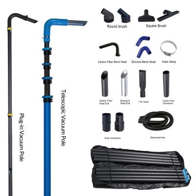 Κίνα 28FT Carbon Fiber High Reach Gutter Cleaning Pole Καλύτερο για βιομηχανική χρήση Μέγιστη εμβέλεια με σταθερότητα προς πώληση