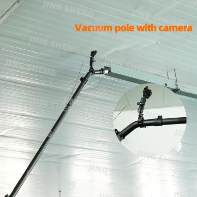 Κίνα 30ft Plug-in Carbon Fiber Gutter Vacuum Pole με κάμερα για ορατότητα καθαρισμού του υπόνομου, OEM προς πώληση