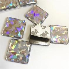 China Nfc 216 Rfid Epoxy Tag , Square Epoxy Stickers Cmyk Printing for sale