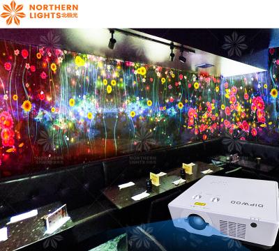 China 3200 Lumens Interactive Wall Projector Immersive Wall Projection KTV Decoration for sale