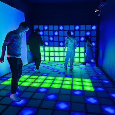 Cina Piastrelle da ballo a LED Griglia di salto Gioco interattivo Super Griglia Parete e Pavimento in vendita